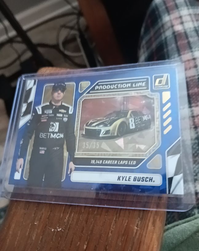 2024 Donruss Production Line #35 Kyle Busch — front