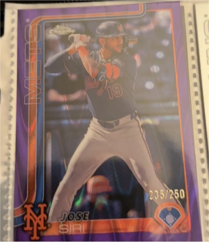 2025 Topps Chrome #195 Jose Siri — front
