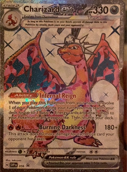 2023 Pokémon TCG Charizard ex #056 Scarlet & Violet Black Star Promo — front