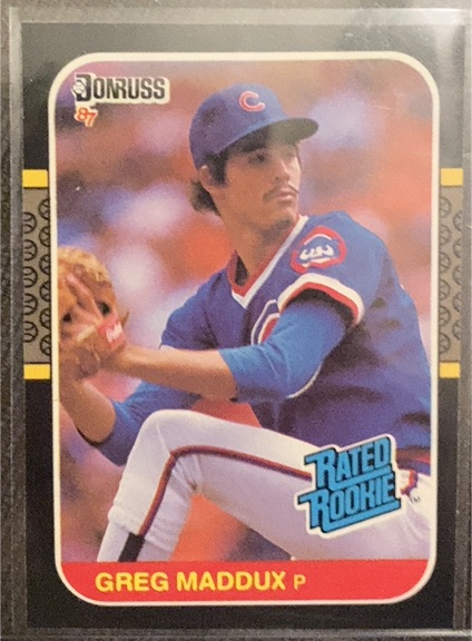 1987 Donruss #36 Greg Maddux Rated Rookie — front