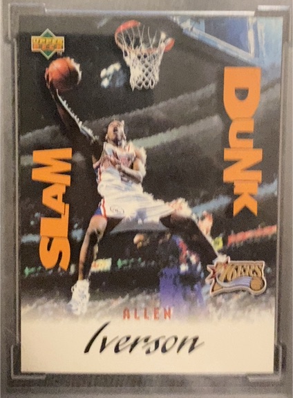 1997-98 Upper Deck Nestle Slam Dunk #SD30 Allen Iverson — front