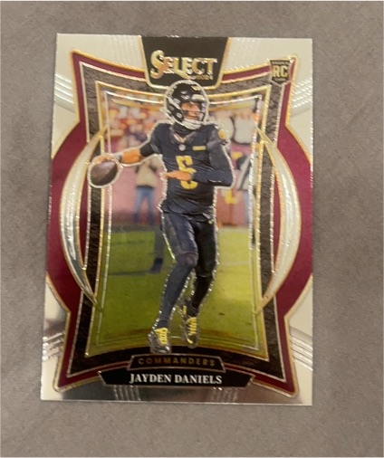 2024 Panini Select #26 Jayden Daniels Concourse Level Rookie Card — front