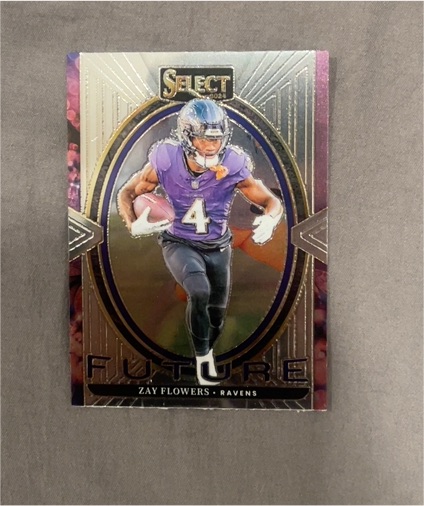 2024 Panini Select #17 Zay Flowers — front