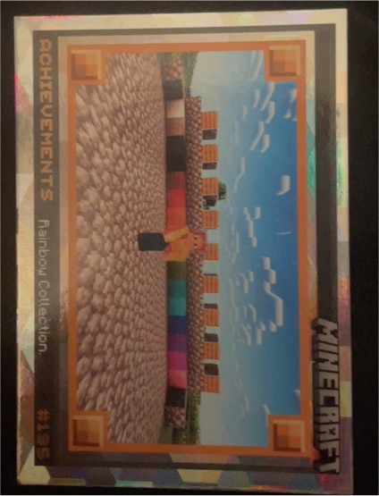 2024 Panini Minecraft Achievements Rainbow Collection #195 — front