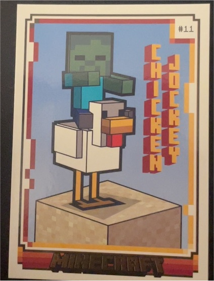 2024 Panini Minecraft #11 Chicken Jockey — front