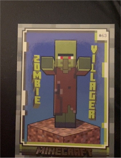 2024 Panini Minecraft #63 Zombie Villager — front