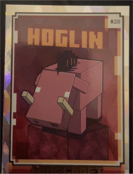 2024 Panini Minecraft #28 Hoglin — front