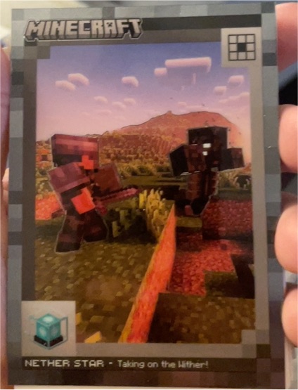 2024 Panini Minecraft #77 Nether Star — front