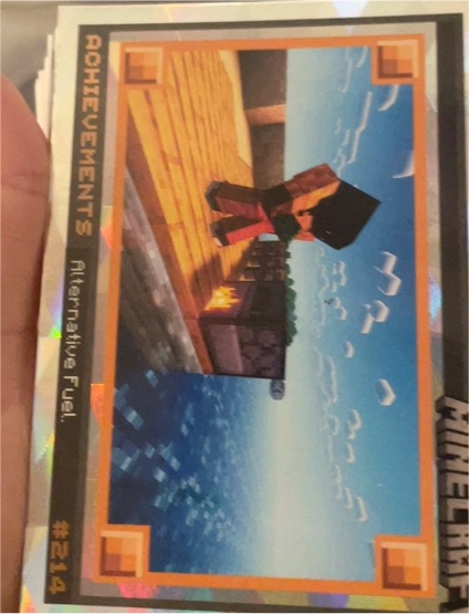 2024 Panini Minecraft Achievements #214 Alternative Fuel — front