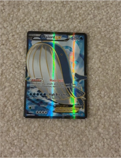 2014 Pokémon XY Primal Clash #147 Wailord EX — front