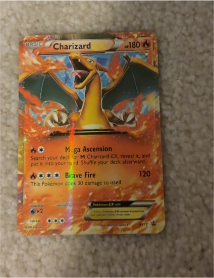 2014 Pokémon XY #XY17 Charizard EX — front