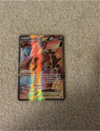 2016 Pokémon Steam Siege #107 Volcanion EX — front