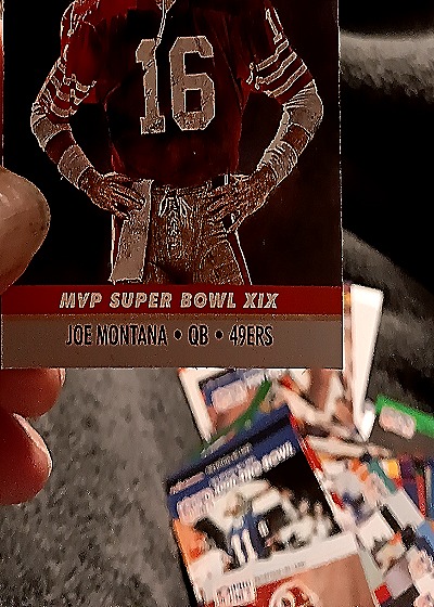 1985 MVP Super Bowl XIX #Joe Montana — front
