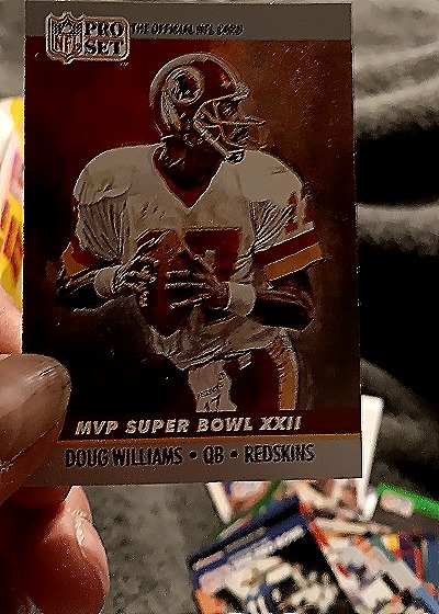 1990 Pro Set MVP Super Bowl XXII Doug Williams — front