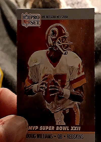 1990 Pro Set Super Bowl MVP #22 Doug Williams — front