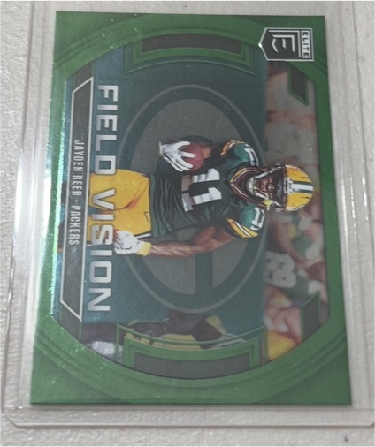 2025 Donruss Elite #10 Jayden Reed Field Vision Green — front
