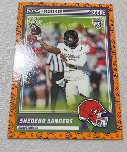 2025 Panini Score A Treat #15 Shedeur Sanders — front