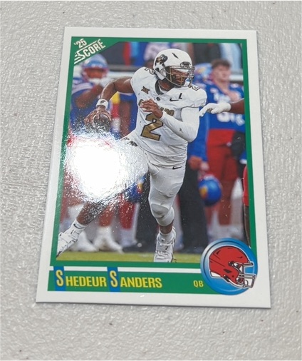 2025 Panini Score #2 Shedeur Sanders — front