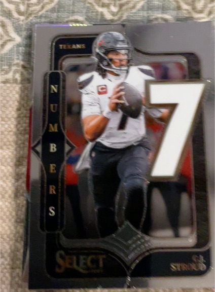 2024 Panini Select #18 C.J. Stroud Select Numbers — front
