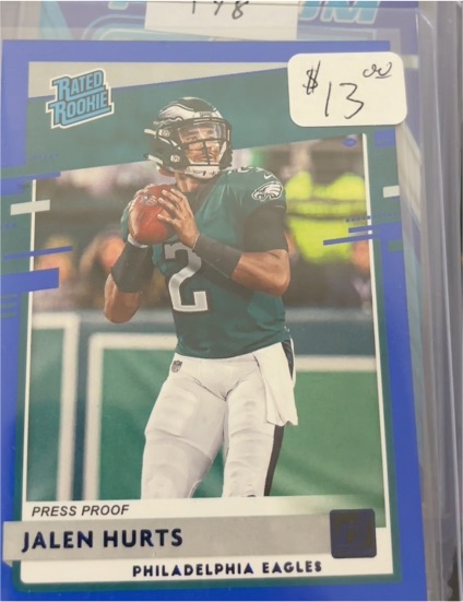 2020 Donruss #314 Jalen Hurts — front