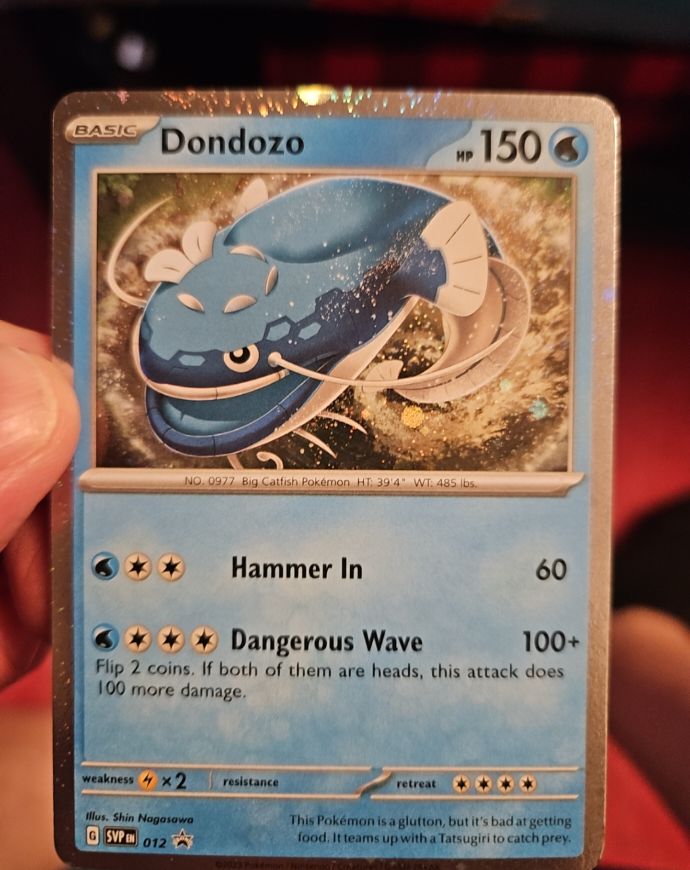 2023 Pokémon Scarlet & Violet Black Star Promo #012 Dondozo — front