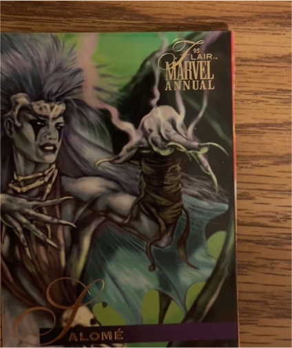 1995 Flair Marvel Annual #119 Salomé — front