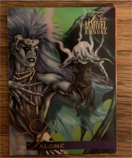 1995 Flair Marvel Annual #119 Salomé — front