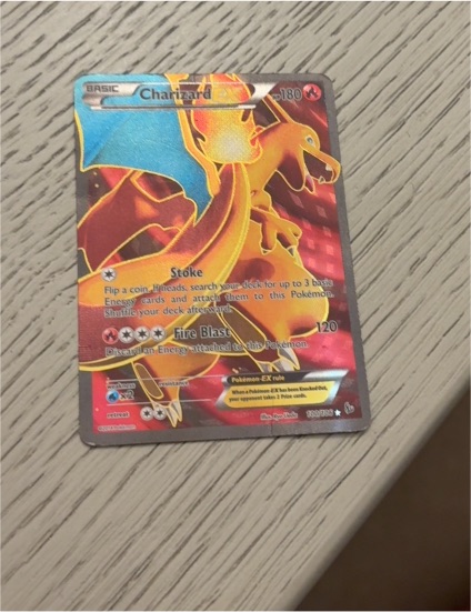 2014 Pokémon TCG XY Flashfire #100 Charizard EX — front