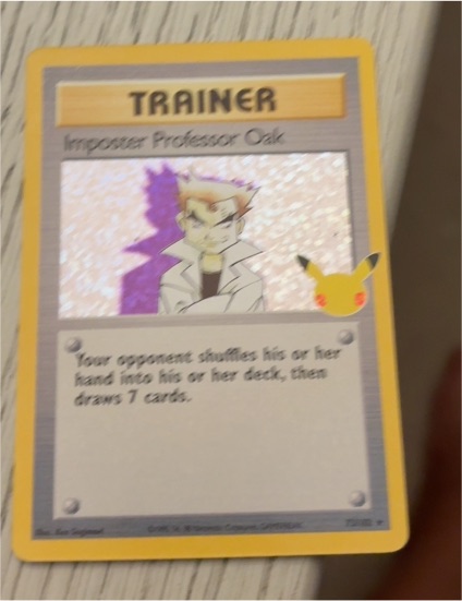 2021 Pokémon Celebrations #73 Imposter Professor Oak — front