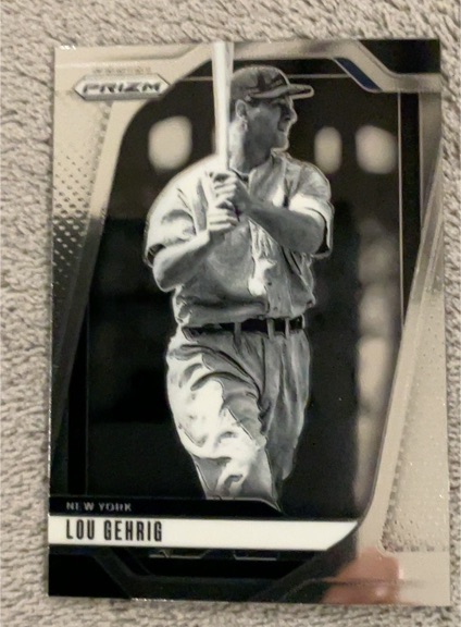 2025 Panini Prizm #300 Lou Gehrig — front