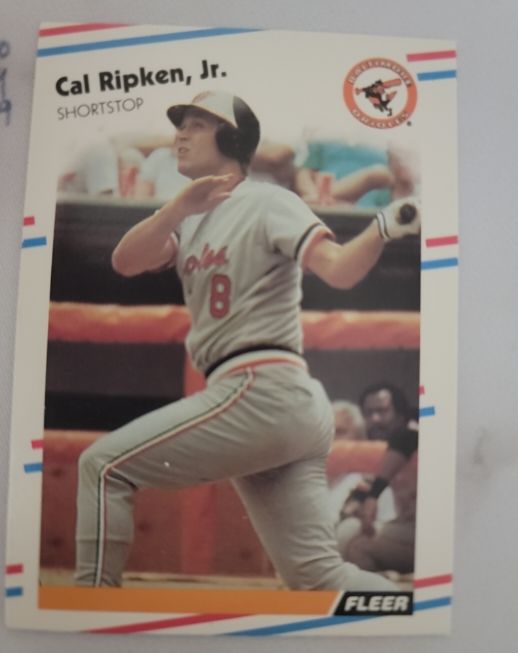 1988 Fleer #570 Cal Ripken Jr. — front