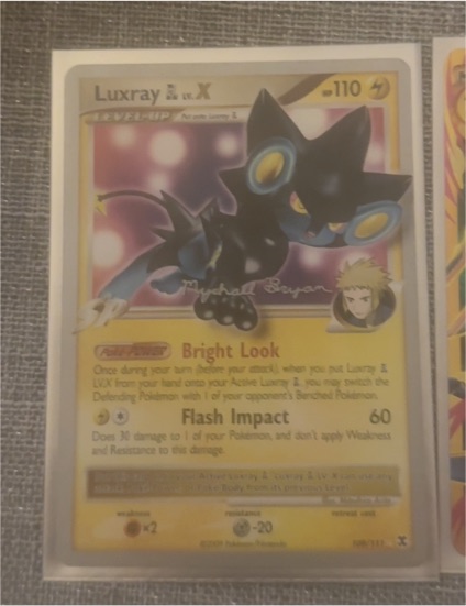 2009 Pokémon GL Lv.X #109 Luxray — front