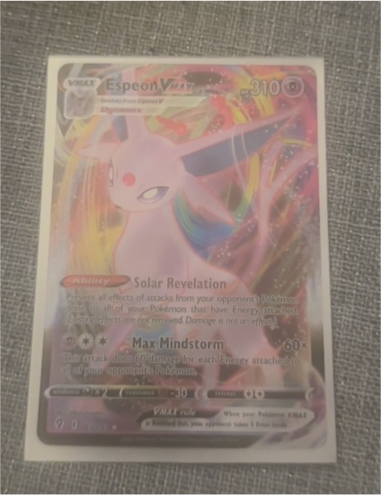 2021 Pokémon TCG Evolving Skies #065 Espeon VMAX — front