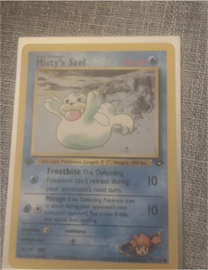 2000 Pokémon Gym Challenge #91 Misty's Seel — front