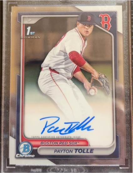 2024 Bowman Draft Chrome #CPA-PT Payton Tolle — front