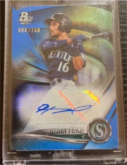 2022 Bowman Platinum Top Prospects #TOP-40 Harry Ford — front