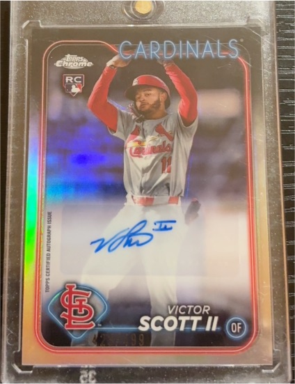 2024 Topps Chrome Update #AC-VIS Victor Scott II — front