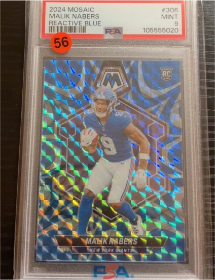 2024 Panini Mosaic #306 Malik Nabers — front