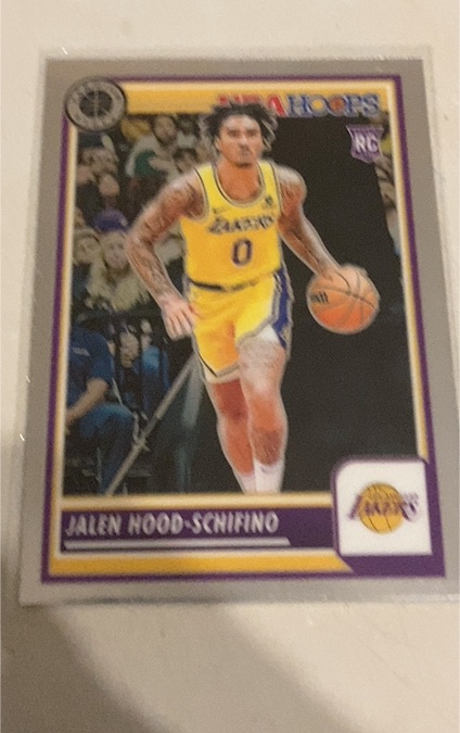 2023-24 Panini NBA Hoops #19 Jalen Hood-Schifino — front