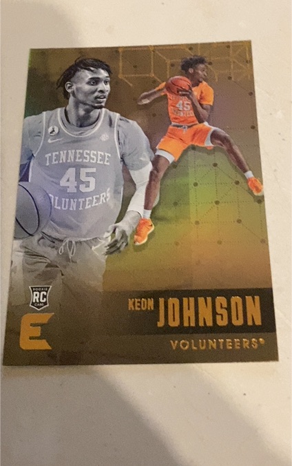 2021-22 Panini Chronicles Draft Picks Essentials #106 Keon Johnson — front