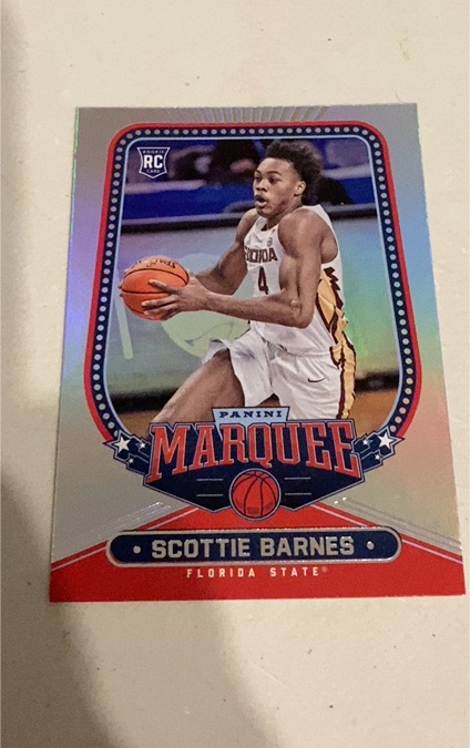 2021-22 Panini Chronicles Draft Picks Marquee #147 Scottie Barnes — front