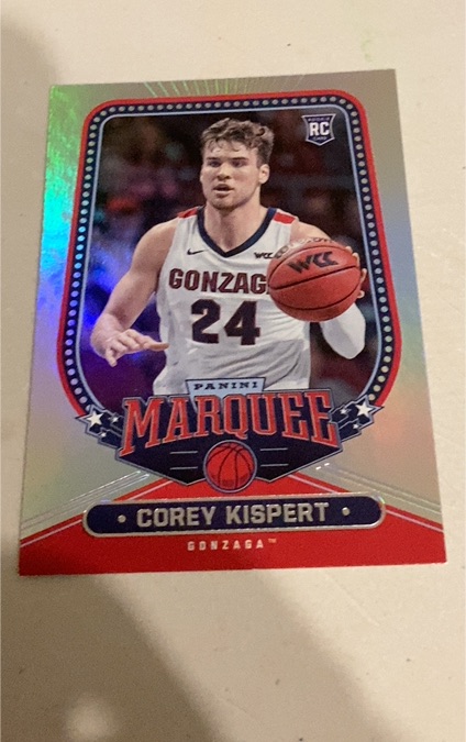 2021 Panini Chronicles Draft Picks Marquee #148 Corey Kispert — front