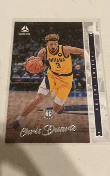2021-22 Panini Chronicles Luminance #237 Chris Duarte — front
