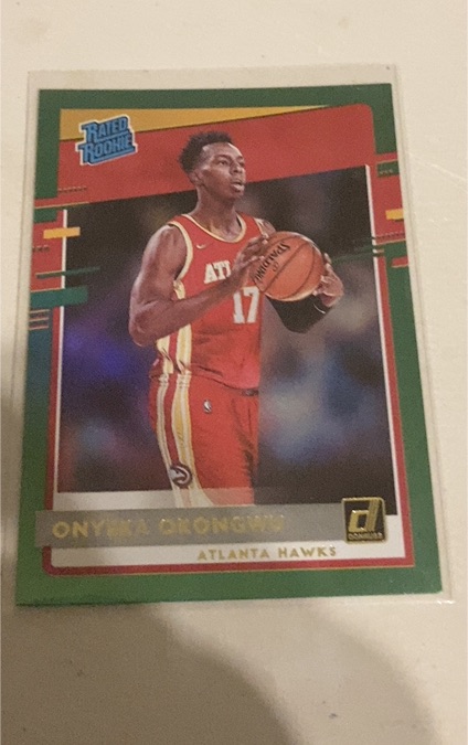 2020-21 Donruss #228 Onyeka Okongwu — front