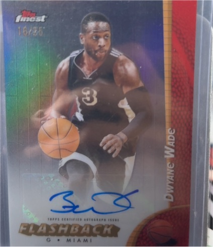2024-25 Topps Finest #16 Dwyane Wade Flashback — front