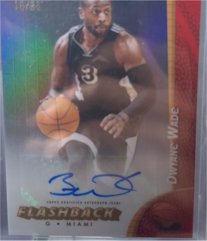2024-25 Topps Finest Flashback #FBA-TN Dwyane Wade — front