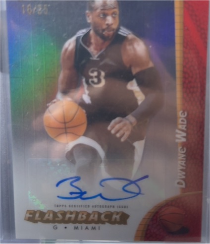 2024-25 Topps Finest #3 Dwyane Wade Flashback — front