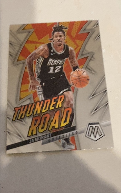 2022-23 Panini Mosaic Thunder Road Ja Morant — front