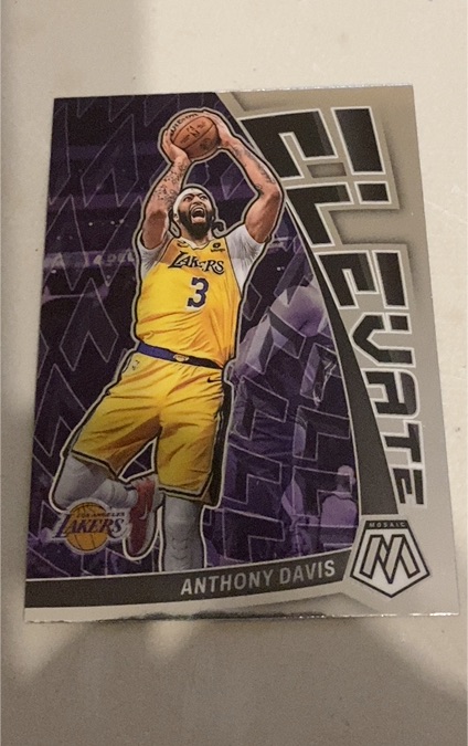 2022-23 Panini Mosaic Elevate #10 Anthony Davis — front