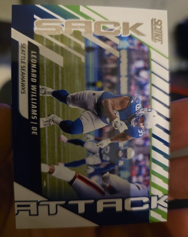 2025 Panini Score Sack Attack #11 Leonard Williams — front